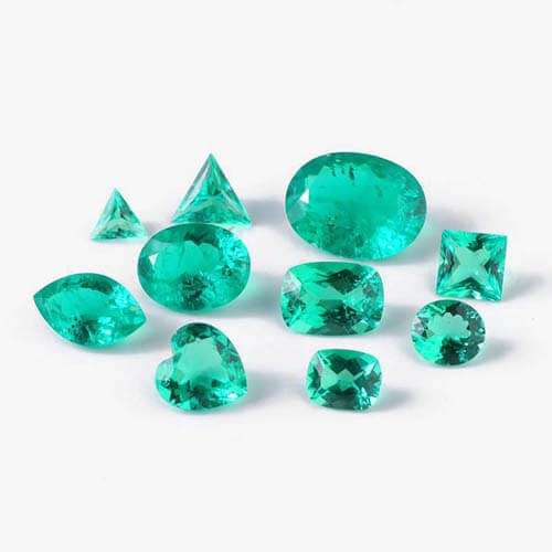 Lab Hydrothermal Grown Emerald Wholesale Lab Grown Gemstone