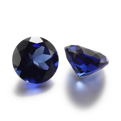 Lab Grown Blue Sapphire Wholesale Lab Grown Velvety Blue Sapphire